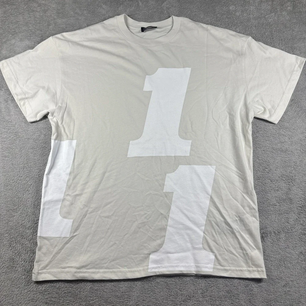 Harley Davidson Bar and Shield‎ Classic 1's T-Shirt Beige Men's Size Small